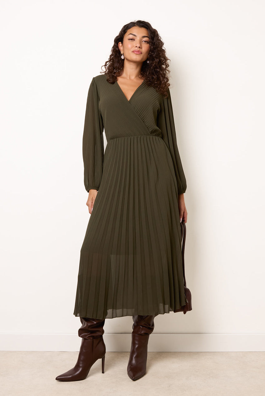 Chiffon Pleated Dress BV6788IT056