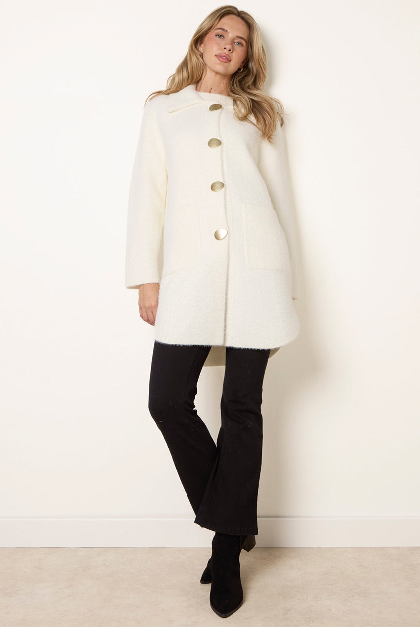 Overcoat With Classic Collar CC2557BV014