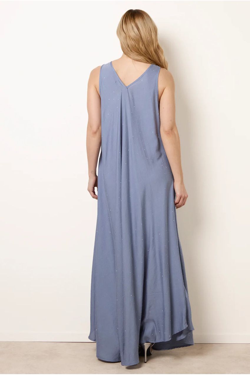 Diamante V Neck Dress CC2722BV018