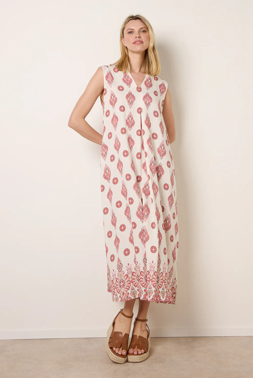 Floral Print A Line Dress CC2740BV034