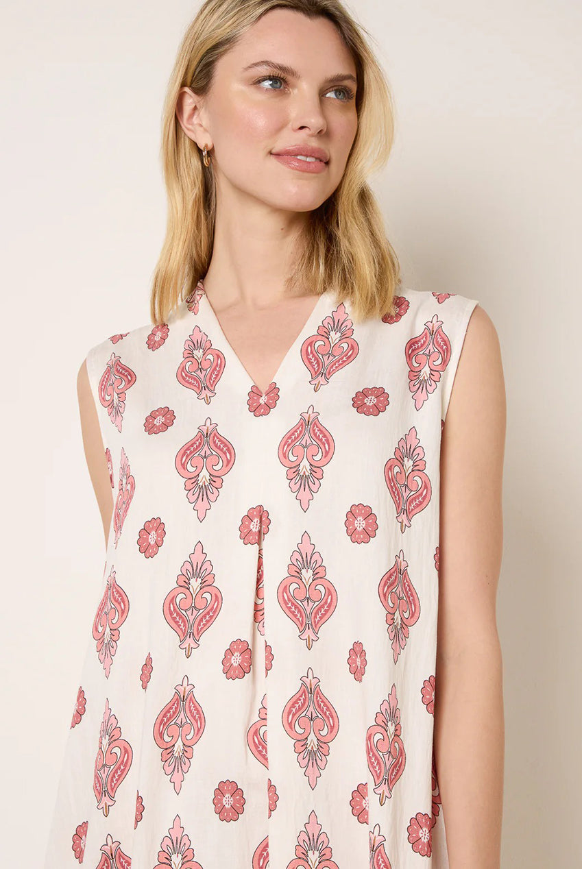 Floral Print A Line Dress CC2740BV034