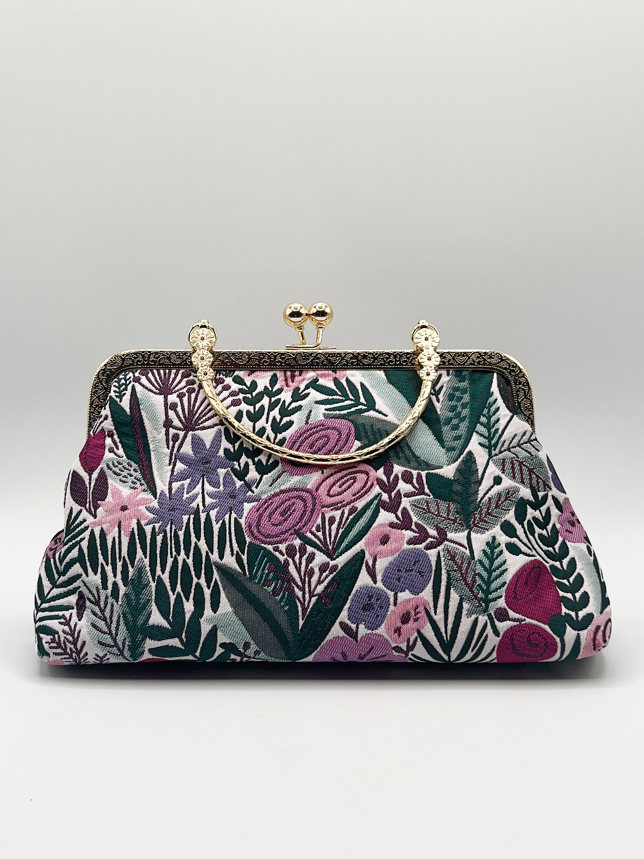 Floral Embroidered Clutch Bag HB324301