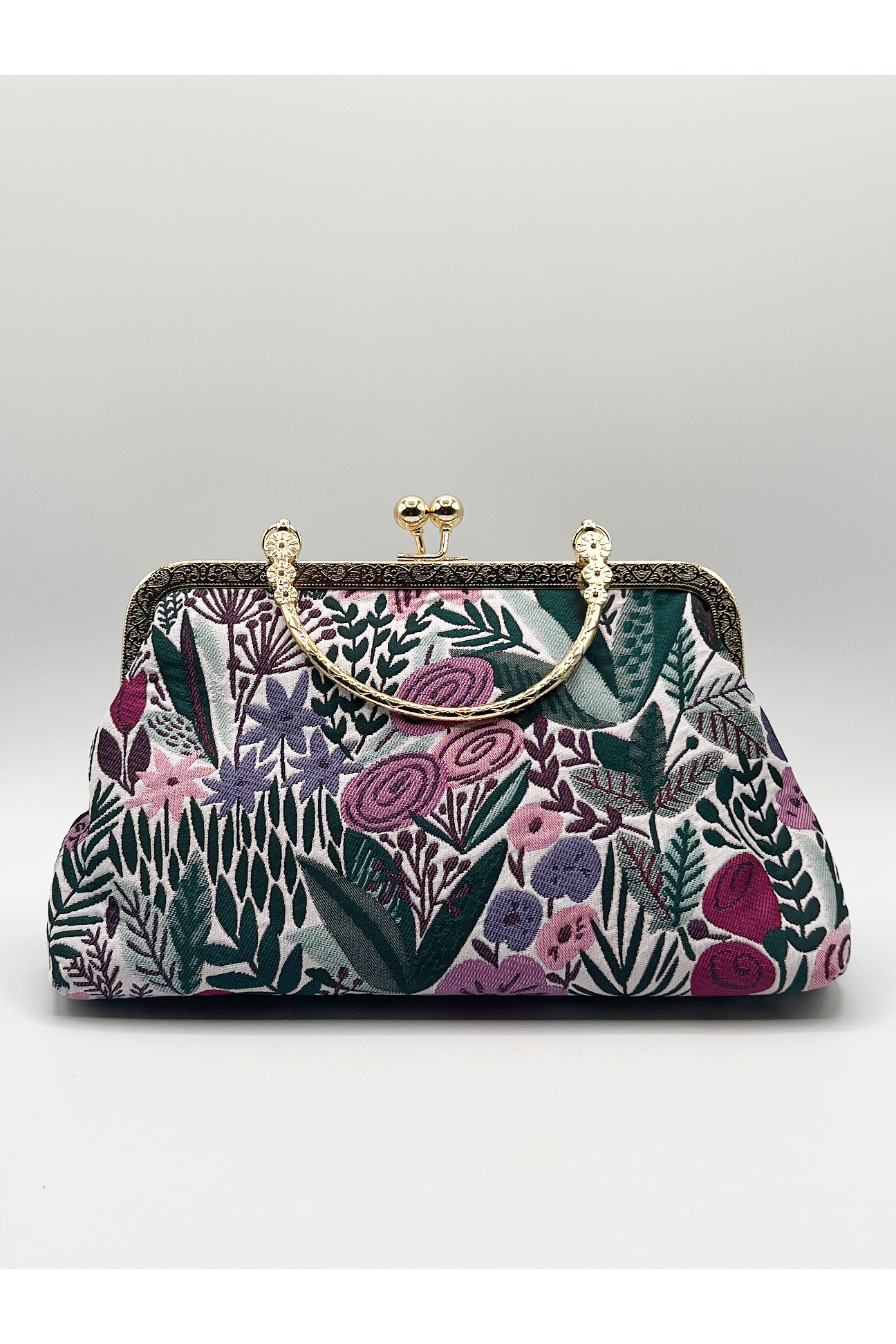 Floral Embroidered Clutch Bag HB324301