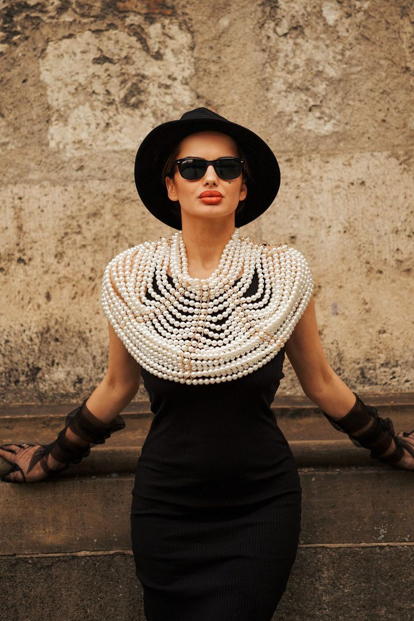 Natia_natsi - Pearl Shawl Top H201015019-H1
