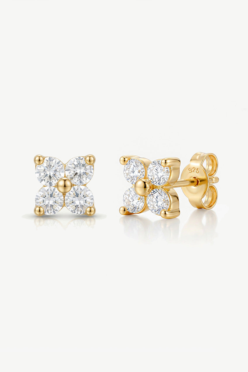 Tiny Hydrangea Stud Earrings 602
