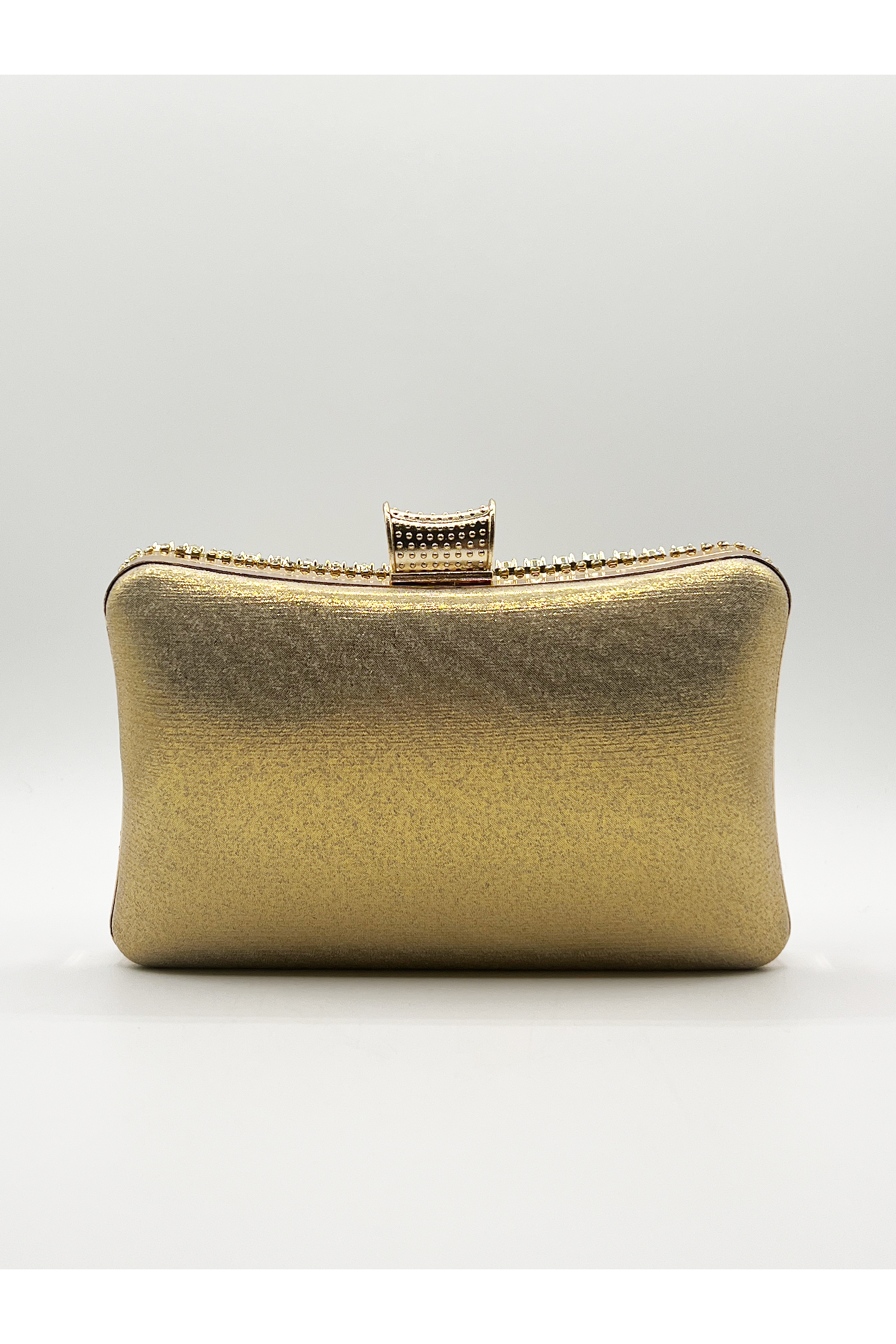 Gold Diamante Clutch Bag HB323224