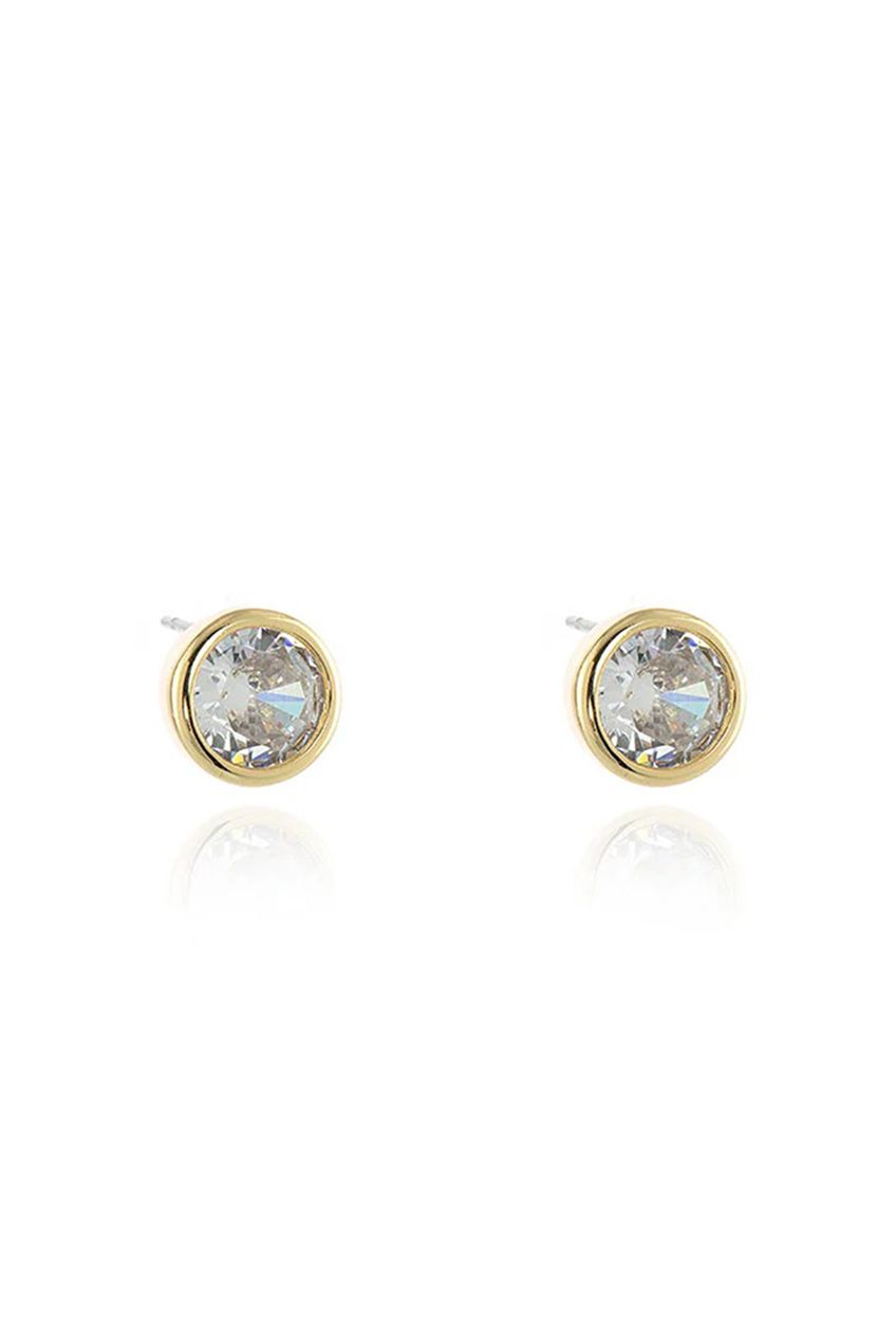 Hatsu 8mm Gold Earrings 413354G322