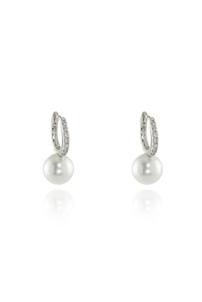 Persia 10mm Pearl Silver Hoop 413390R300