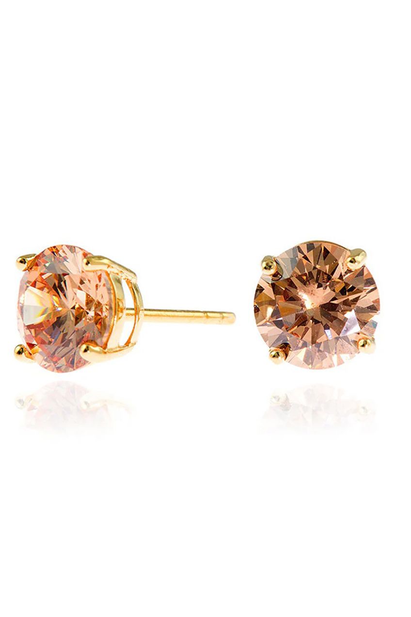 Lana 8mm Champagne Earrings 480391G022