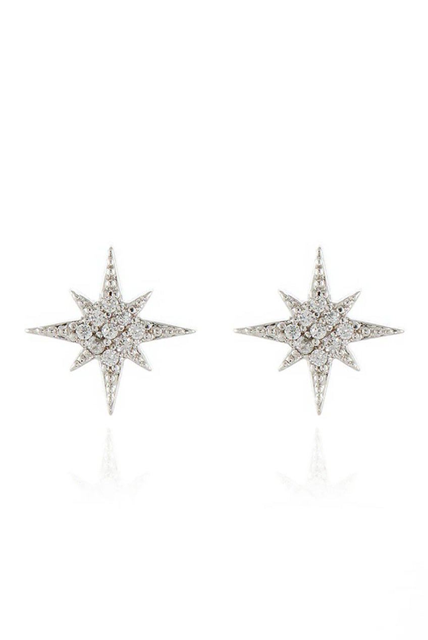 North Star Silver Earrings 413335R322