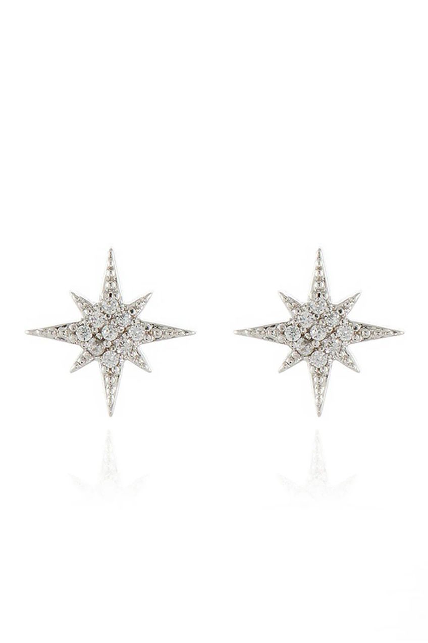 North Star Silver Earrings 413335R322