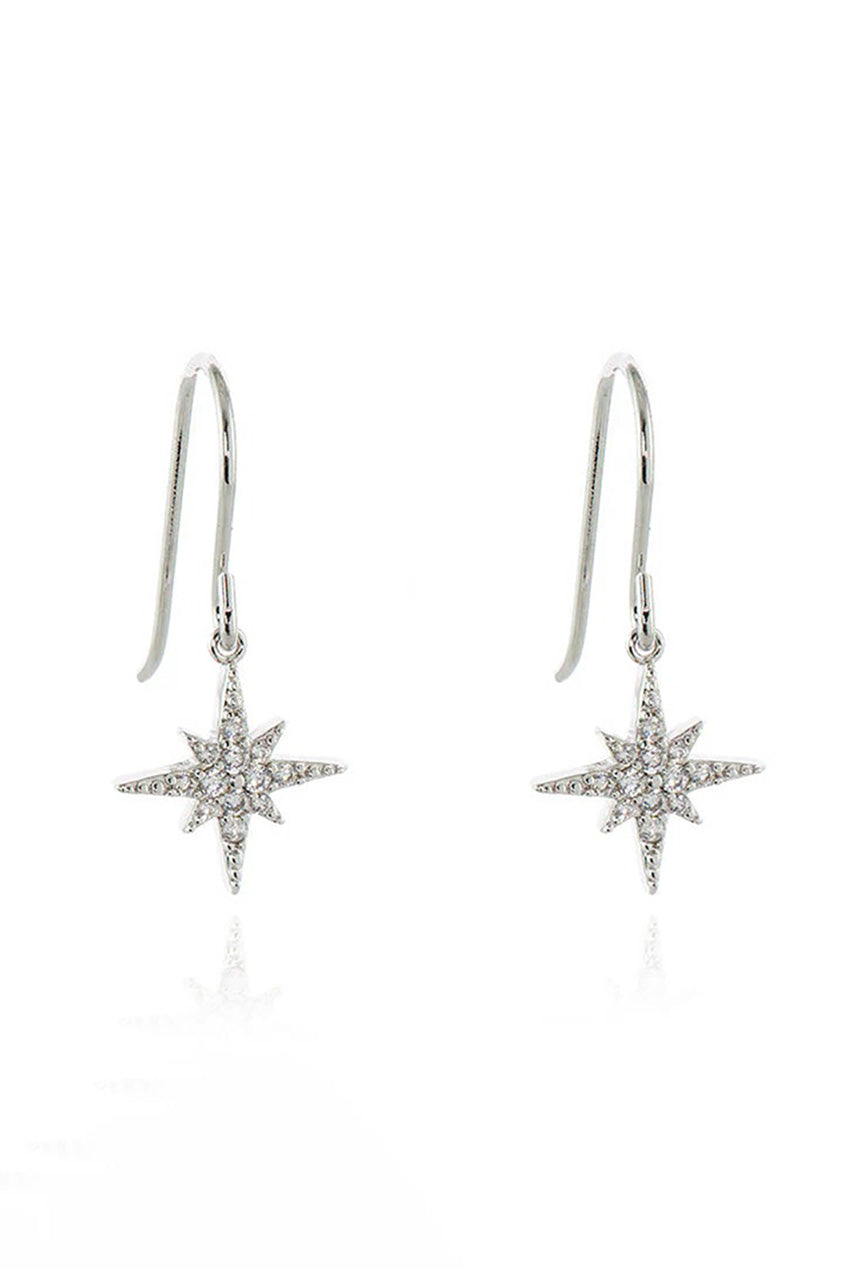 North Star Silver French Wire Earrings 413337R322