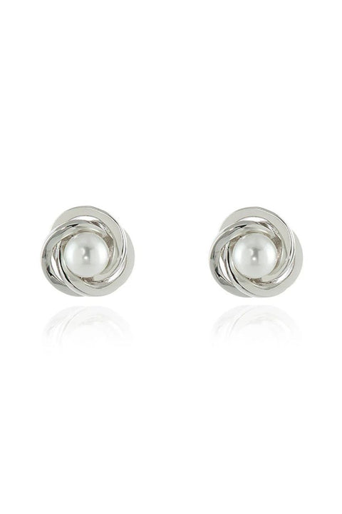 Qi Silver Earrings by Cachet London