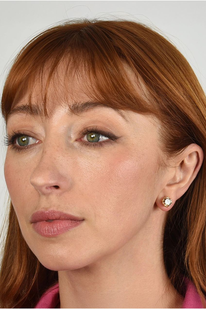 Lana 6mm Champagne Earrings 480422G022