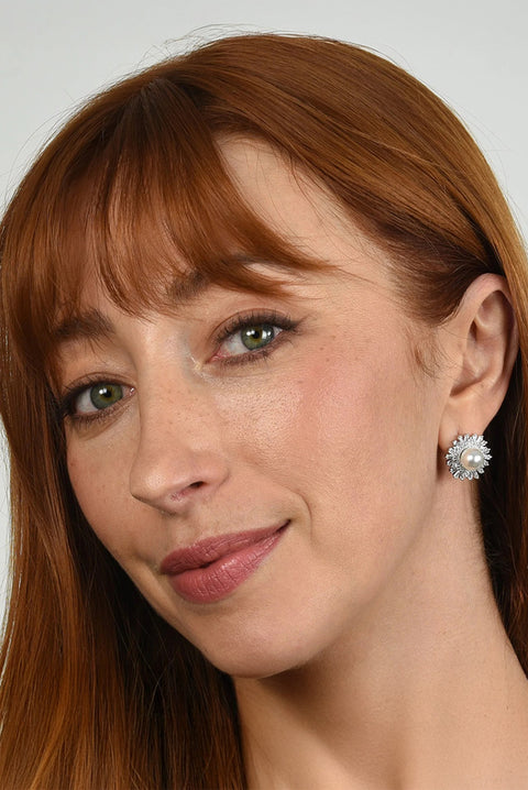 Betsy Silver Earrings by Cachet London