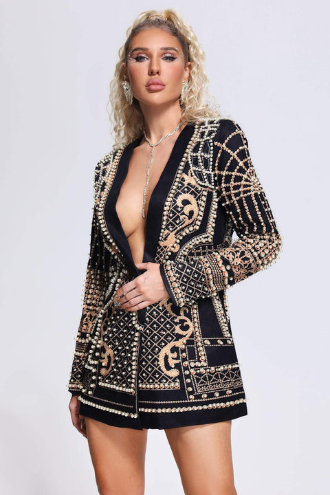 Dole Pearl Blazer Dress by Bella Barnett