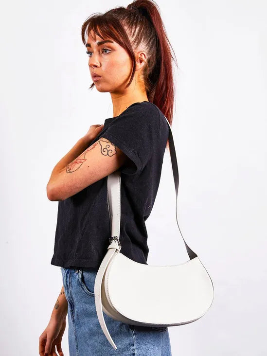 Saddle Bag In Off White HB302030