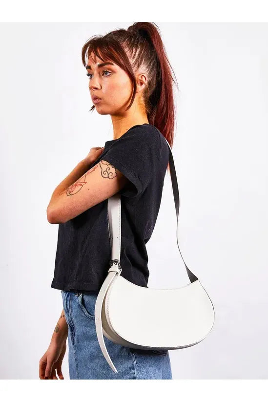 Saddle Bag In Off White HB302030
