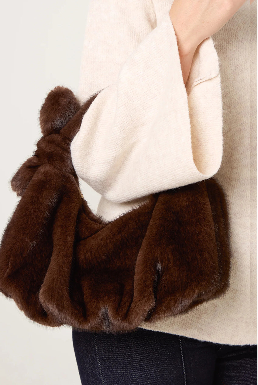 Faux Fur Shoulder Small Bag NB261308030