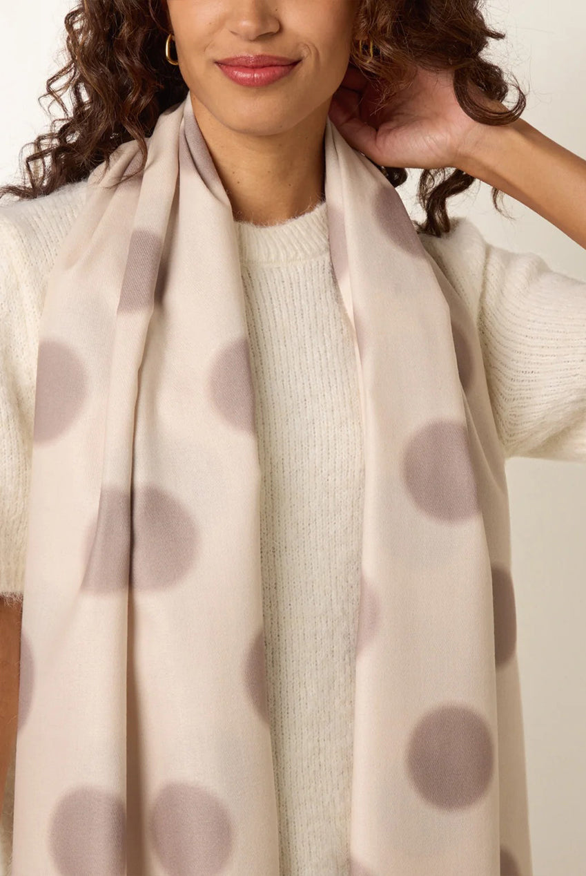 Polka Dot Pattern Scarf NB261515014