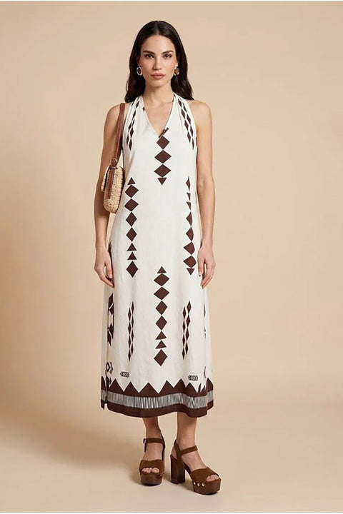 Patterned Maxi Dress by Urban Bliss