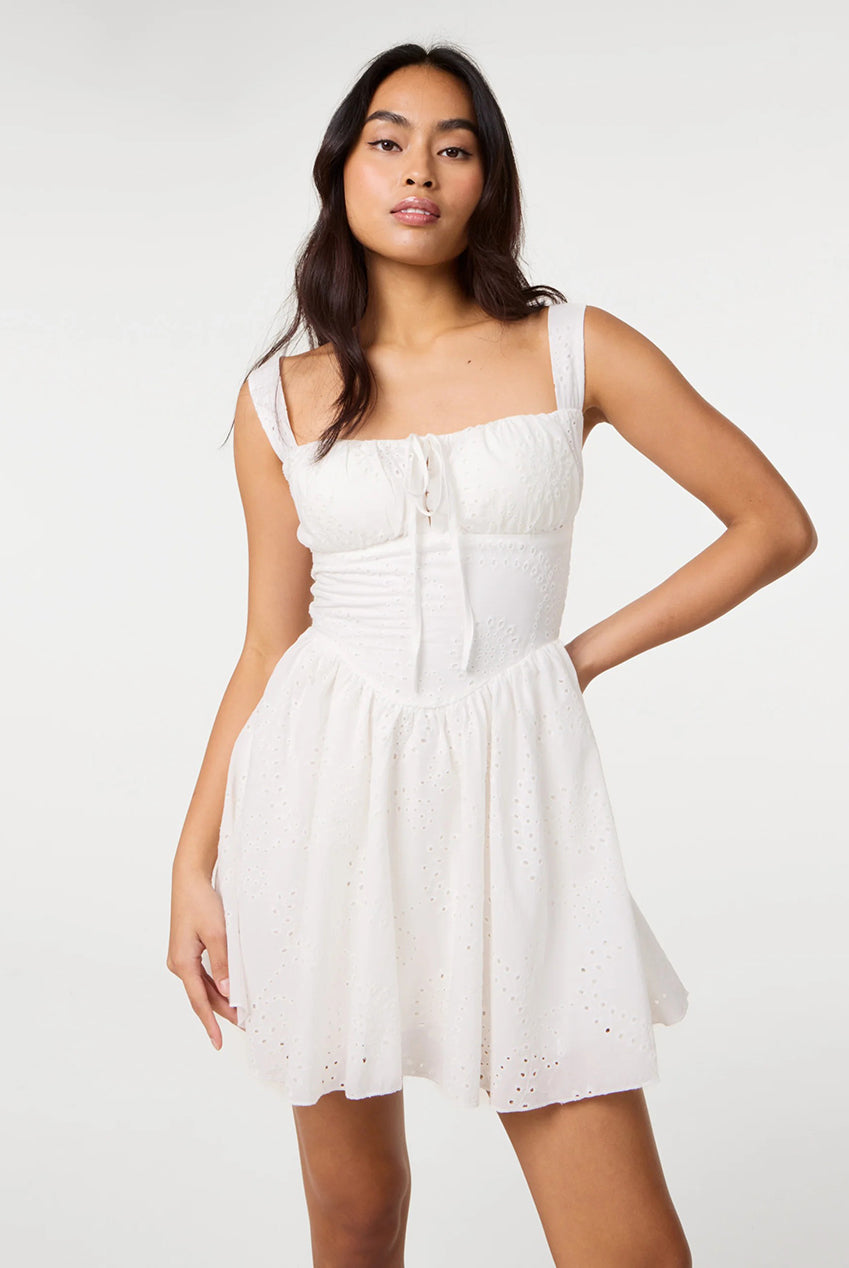 Broderie Milkmaid Skater Dress PV3863006