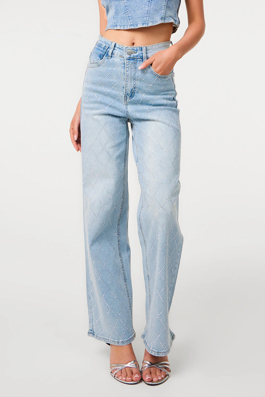 Studded Diamond Jeans PV3920018