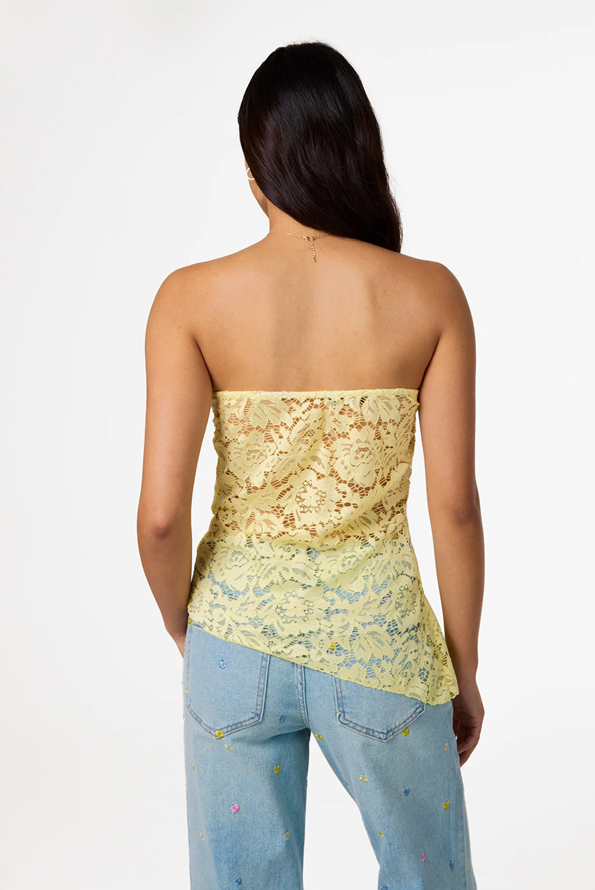 Floral Lace Bandeau Top PV5537IT178
