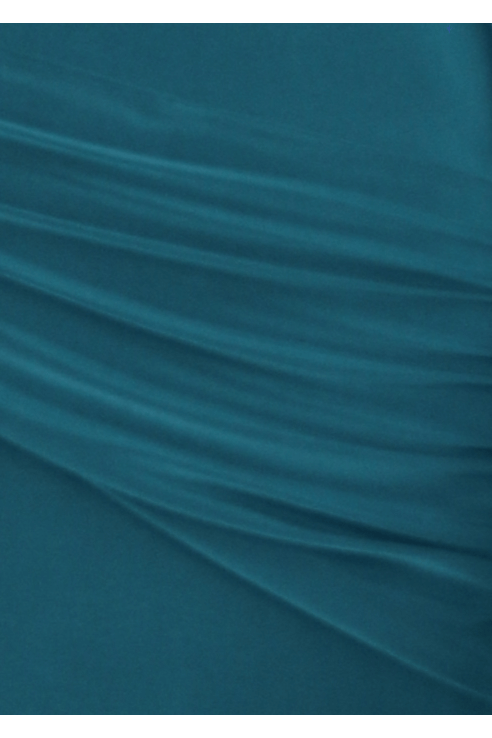 Side Ruching Bodycon Full-Sleeve Jersey Evening Gown AV-IMD2453