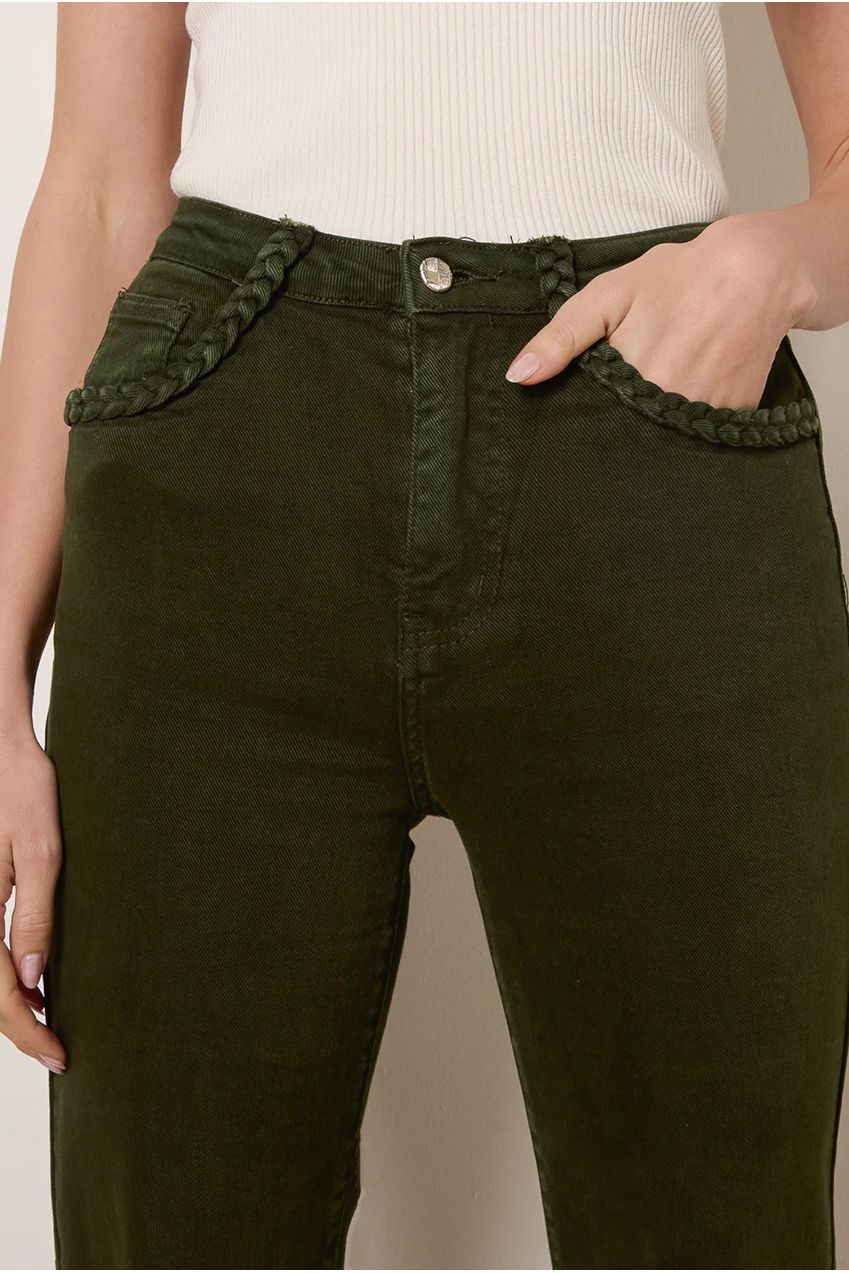 Pocket Rope Stretch Jeans SS26106B023