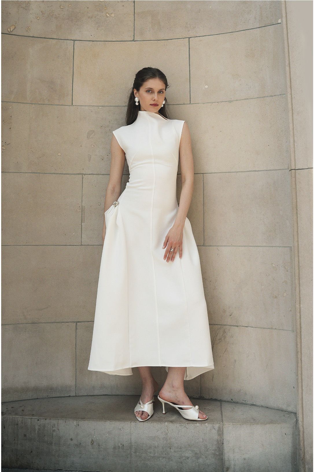 Paca Choker Sleeveless Maxi Dress D250101101