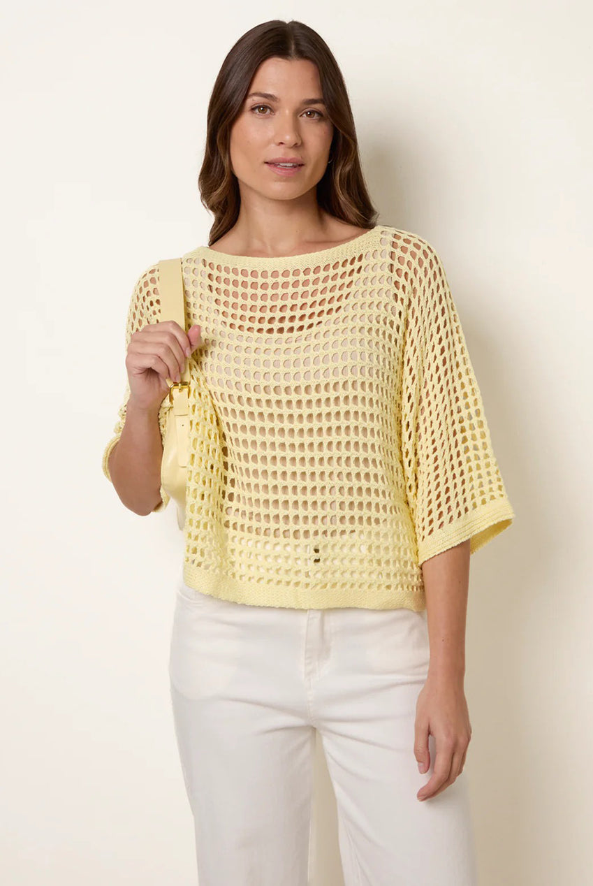 Round Neck Net Top WF5162BV178