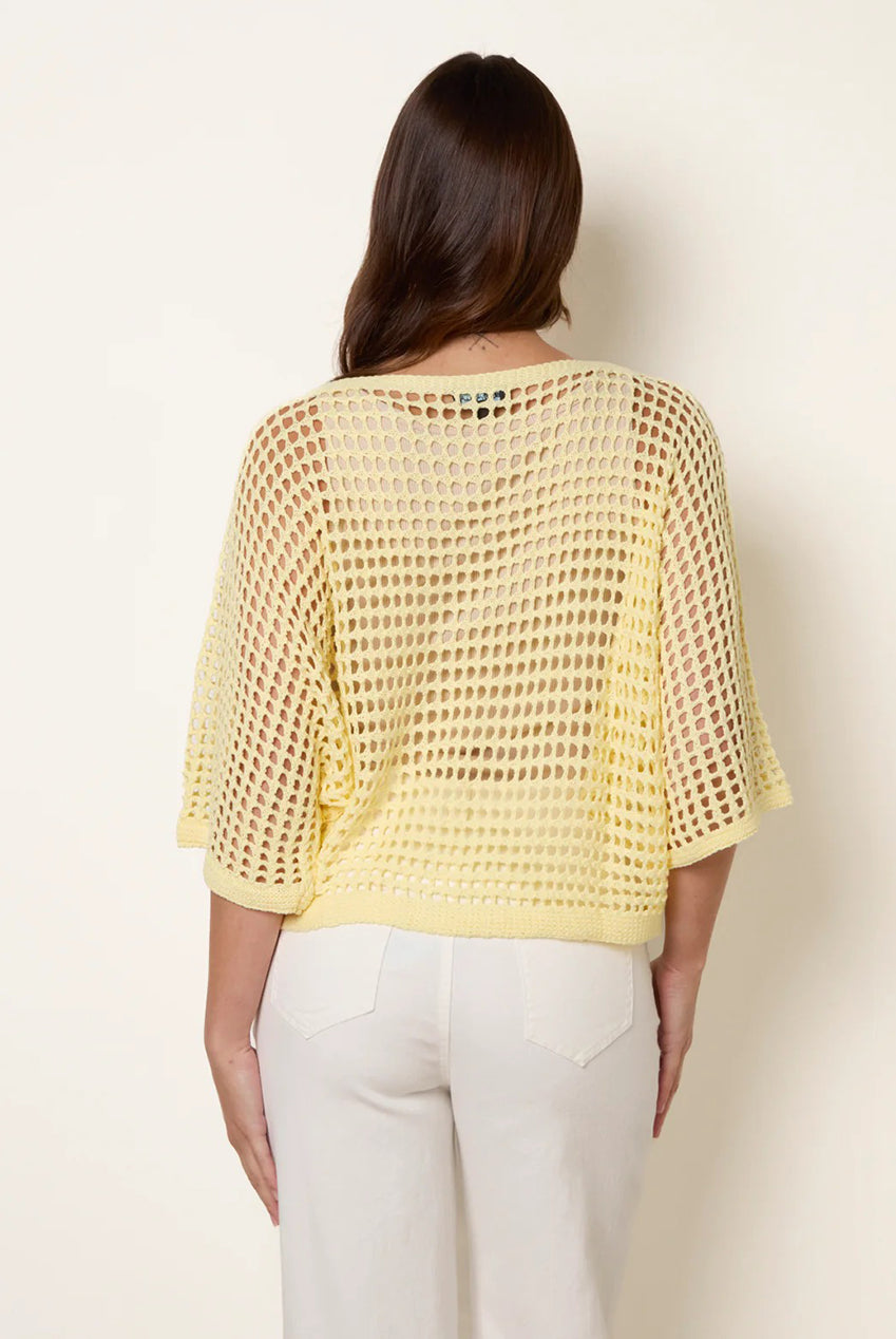 Round Neck Net Top WF5162BV178