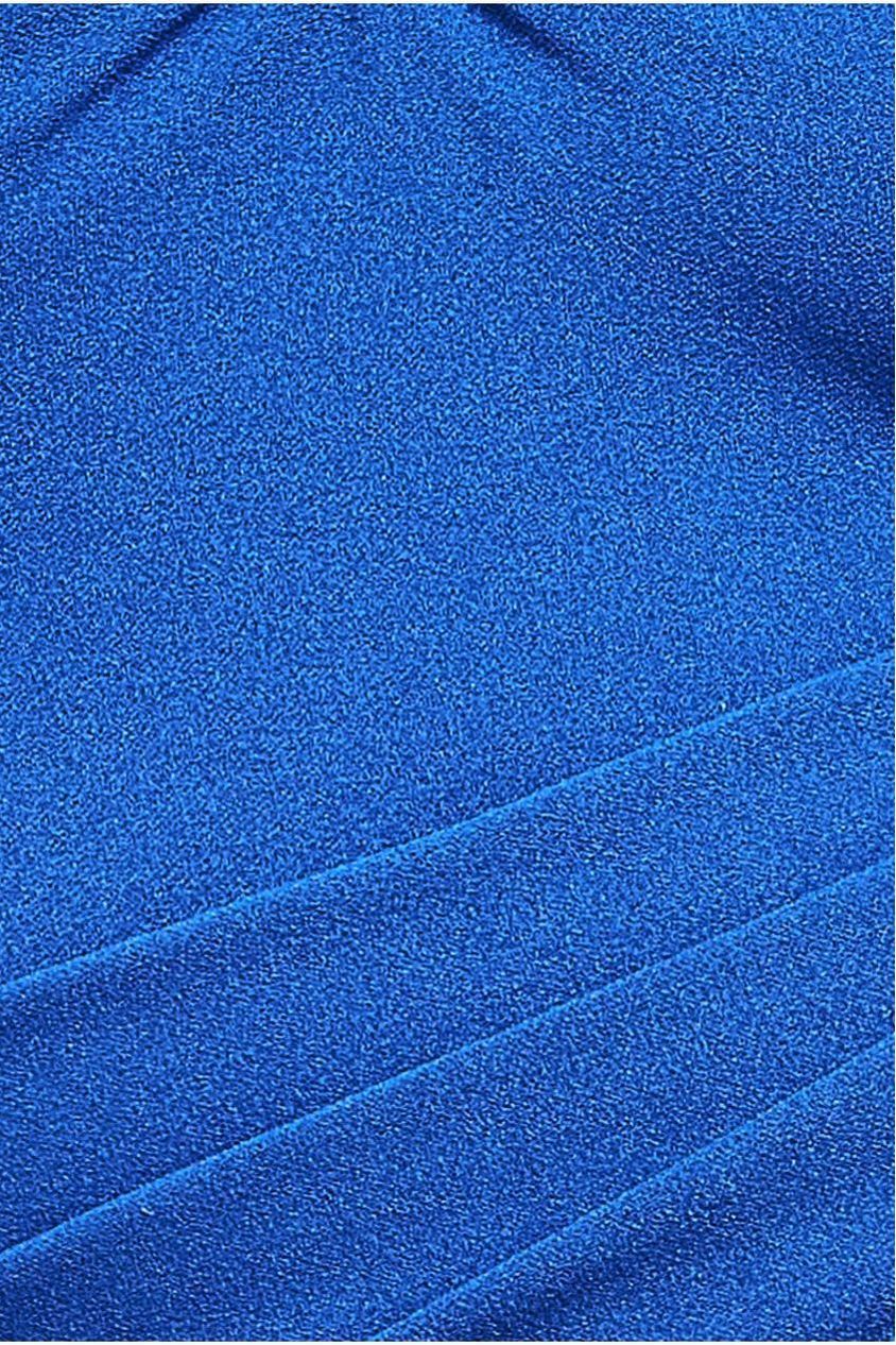 Bardot Pleated Maxi With Metal Trim Maxi Dress - Royalblue DR4306