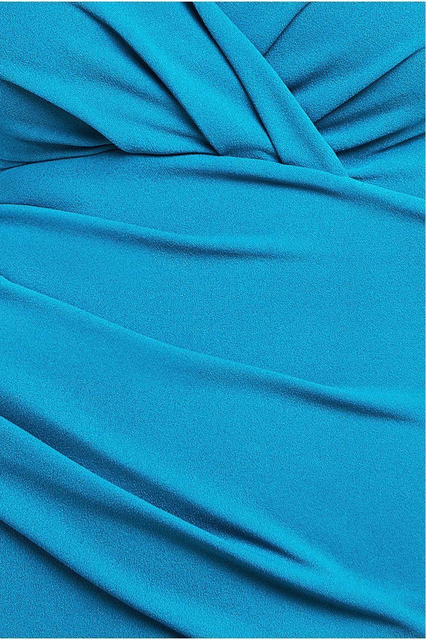 Bardot Pleated Maxi Dress - Teal Blue DR1092