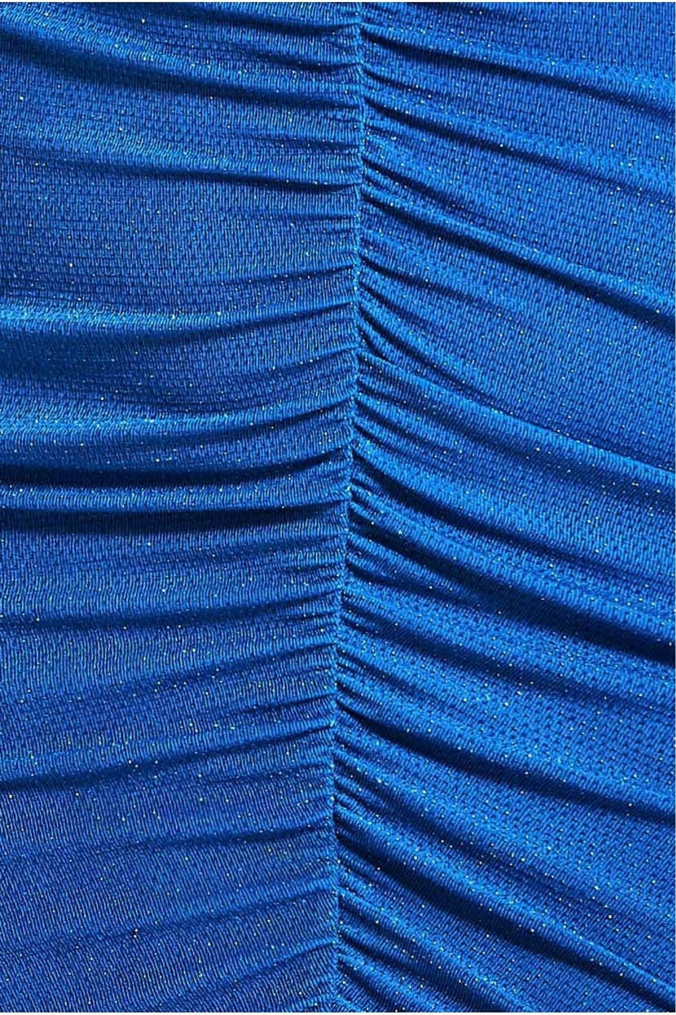 Cut Out Long Sleeve Bodycon Mini - Royal Blue DR3532