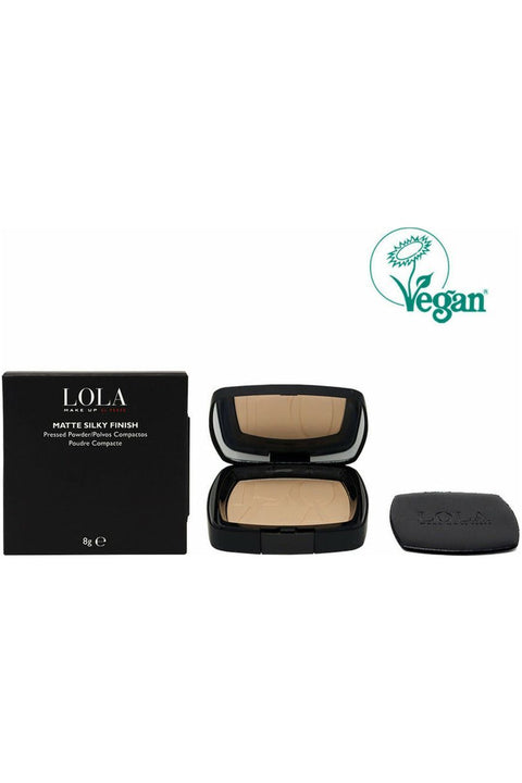 Matte Silky Finish Pressed Powder - Medium skin tone by Lola Make up
