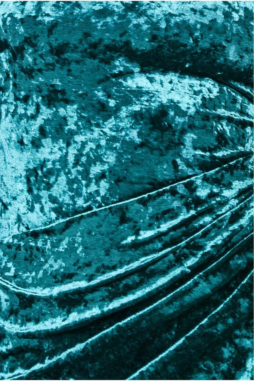 Flared Hem Ice Velvet Midi - Emerald Green DR4028