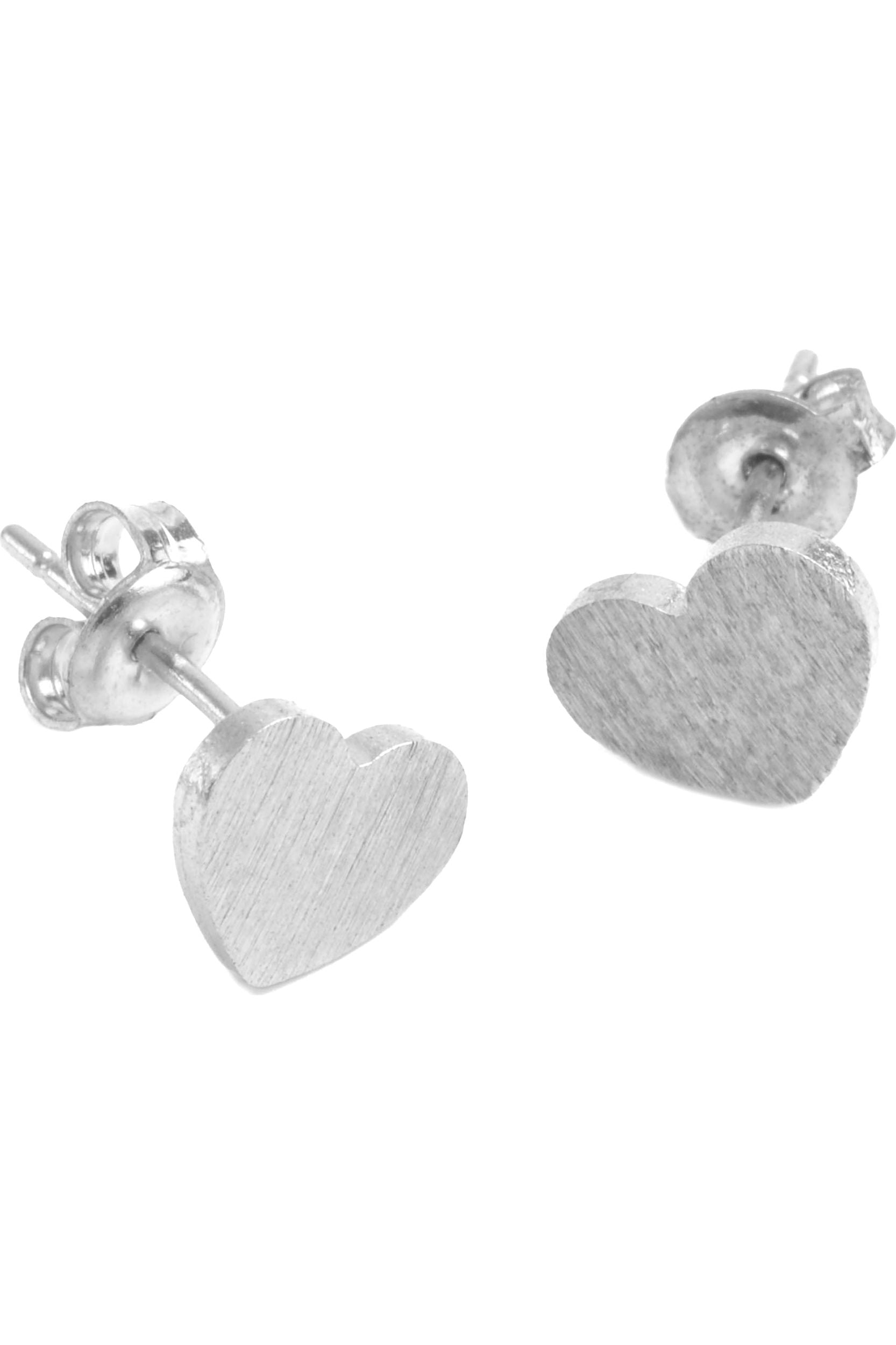 Small Heart Earring Silver EAK08S
