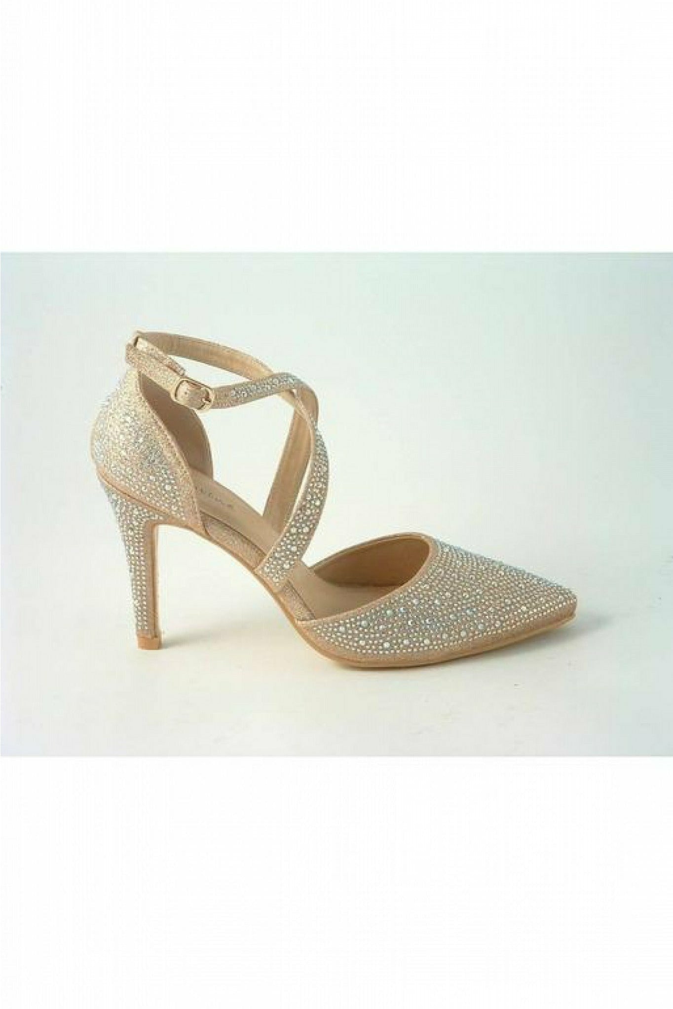 Clora Sabatine Diamante Strapped Court Shoe Clora