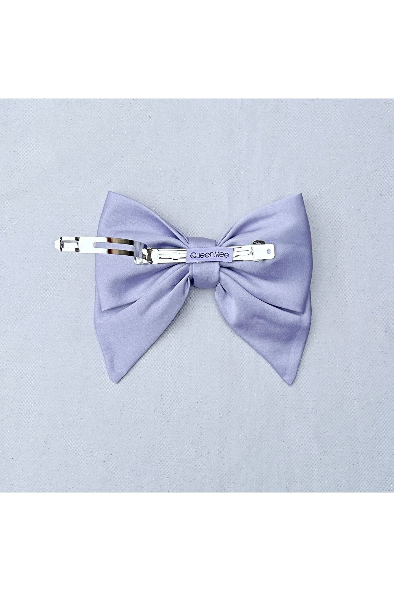 Lilac Satin Hair Bow Lilac Hair Clip 5060801177740