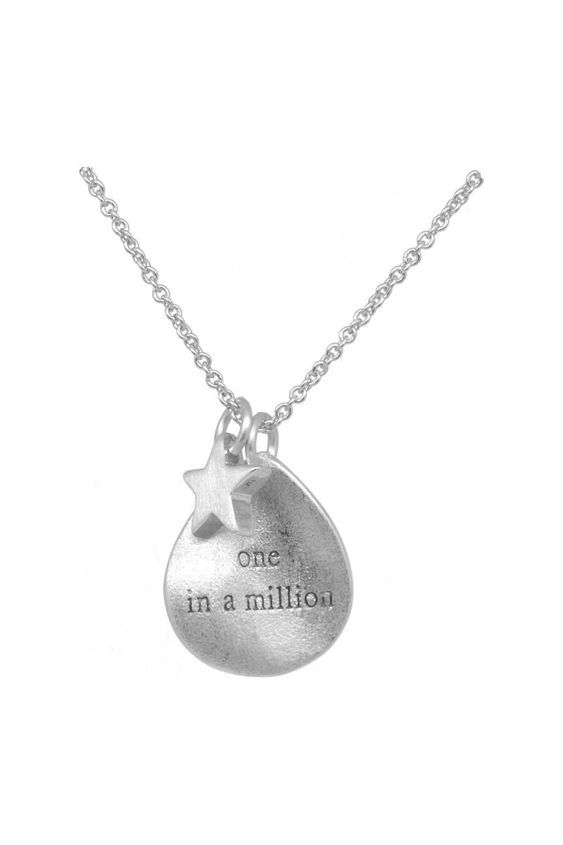 "One In A Million" Necklace Silver NLK01S