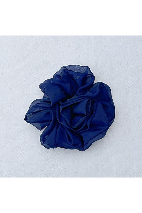 Navy Corsage Rose Hair Clip Flower Hair Clip Flower Pin by QueenMee Accessories
