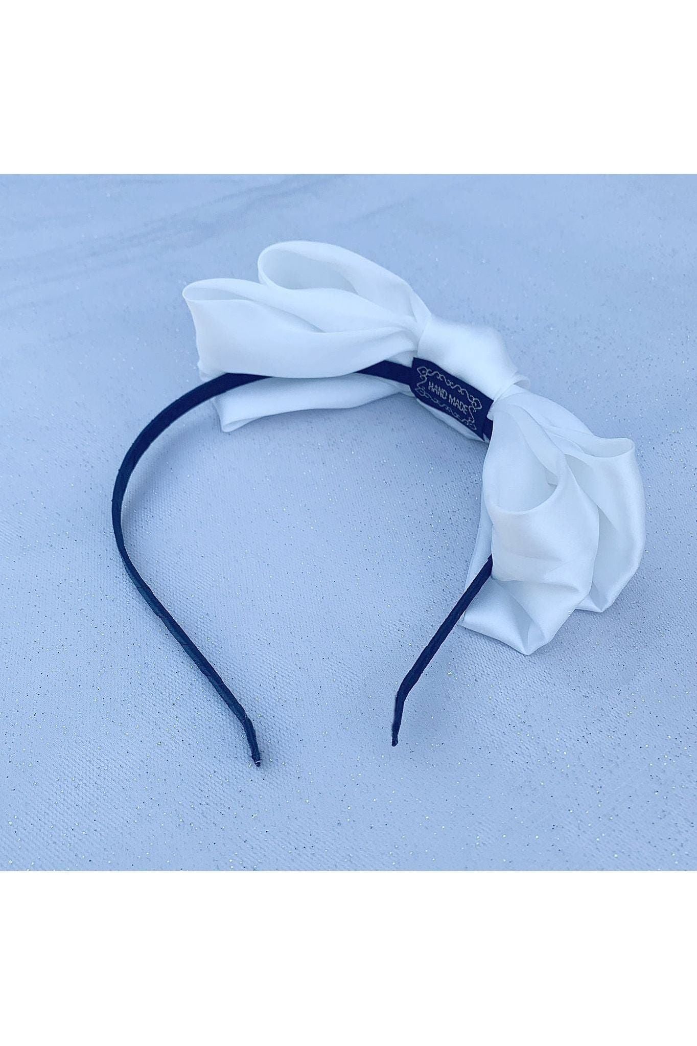 White Fascinator Bow Headband 5060801174626