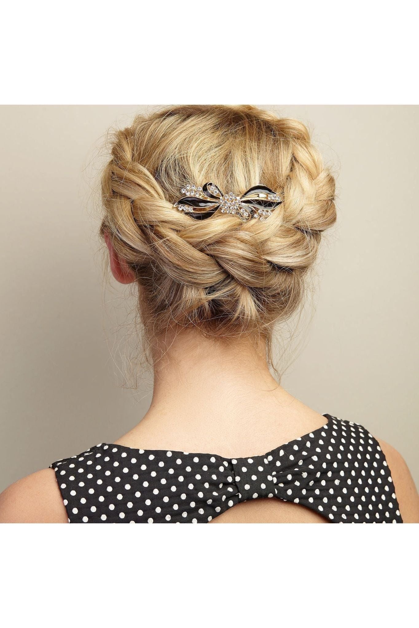 Bow Hair Clip With Diamante 5060801172530