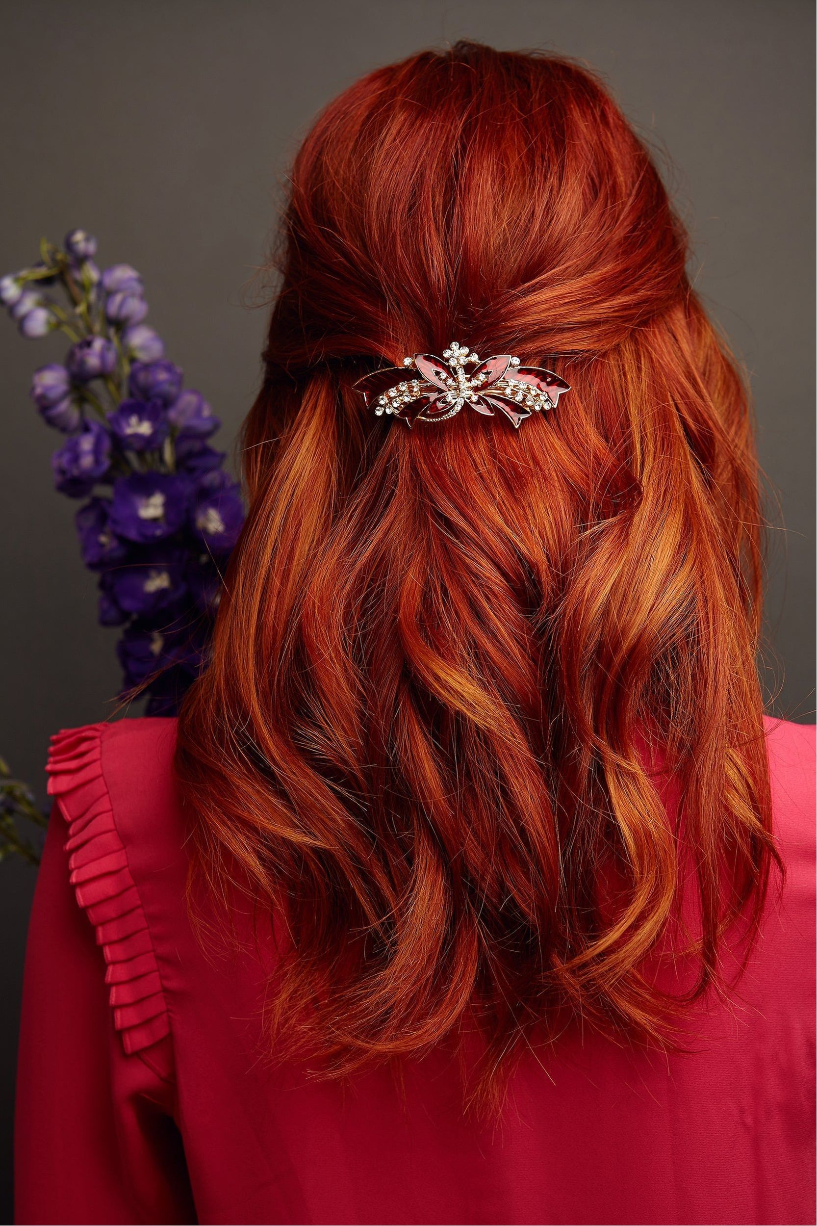 Butterfly Hair Clip With Enamel 5060801172646