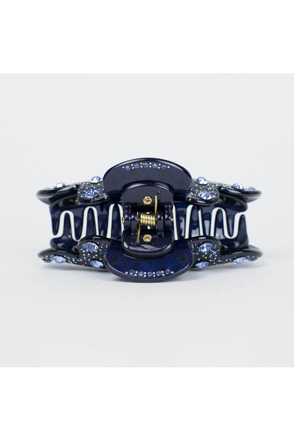 Claw Clip With Crystal In Blue 5060801172752