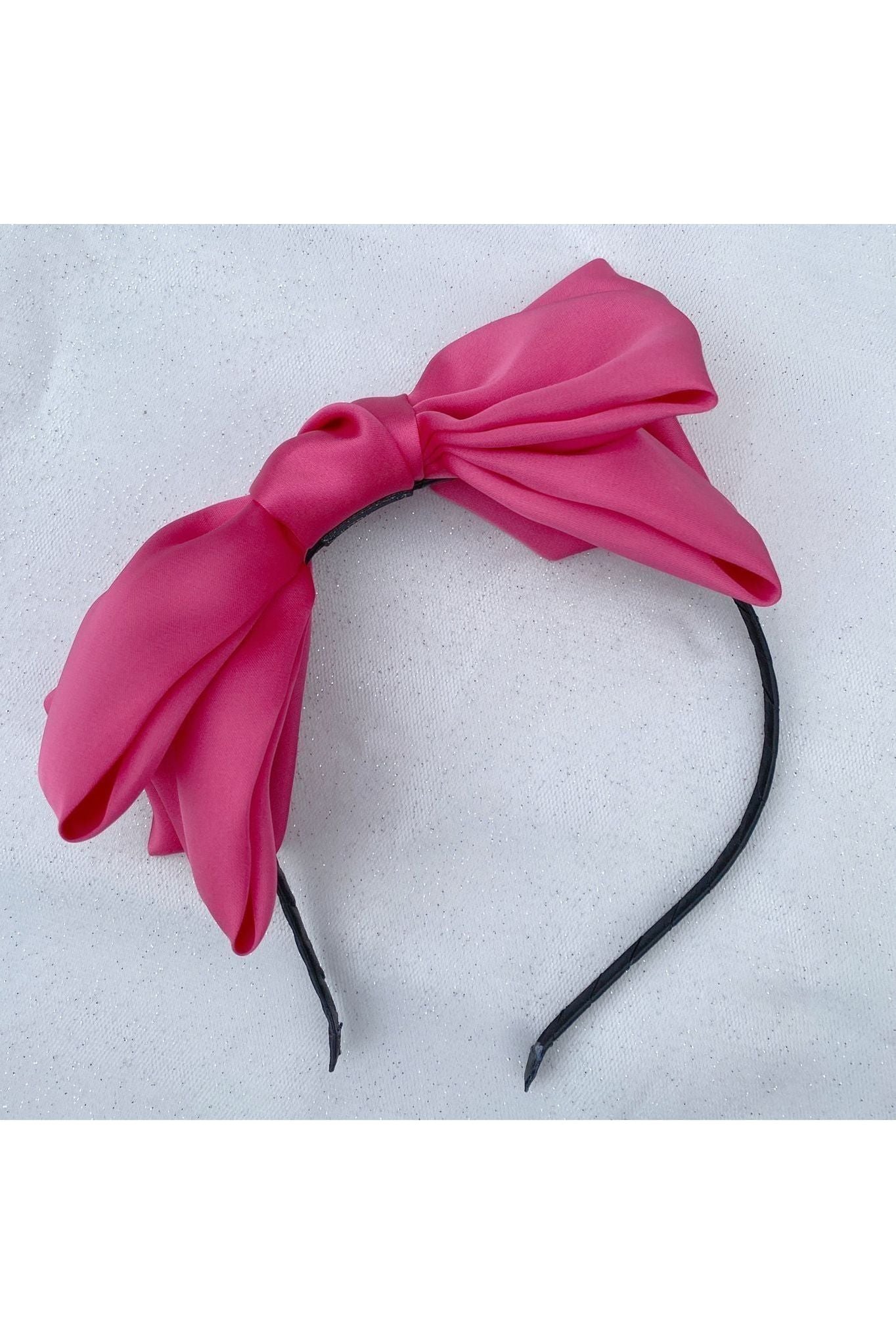 Fascinator Bow Headband Hot Pink 5060801171366