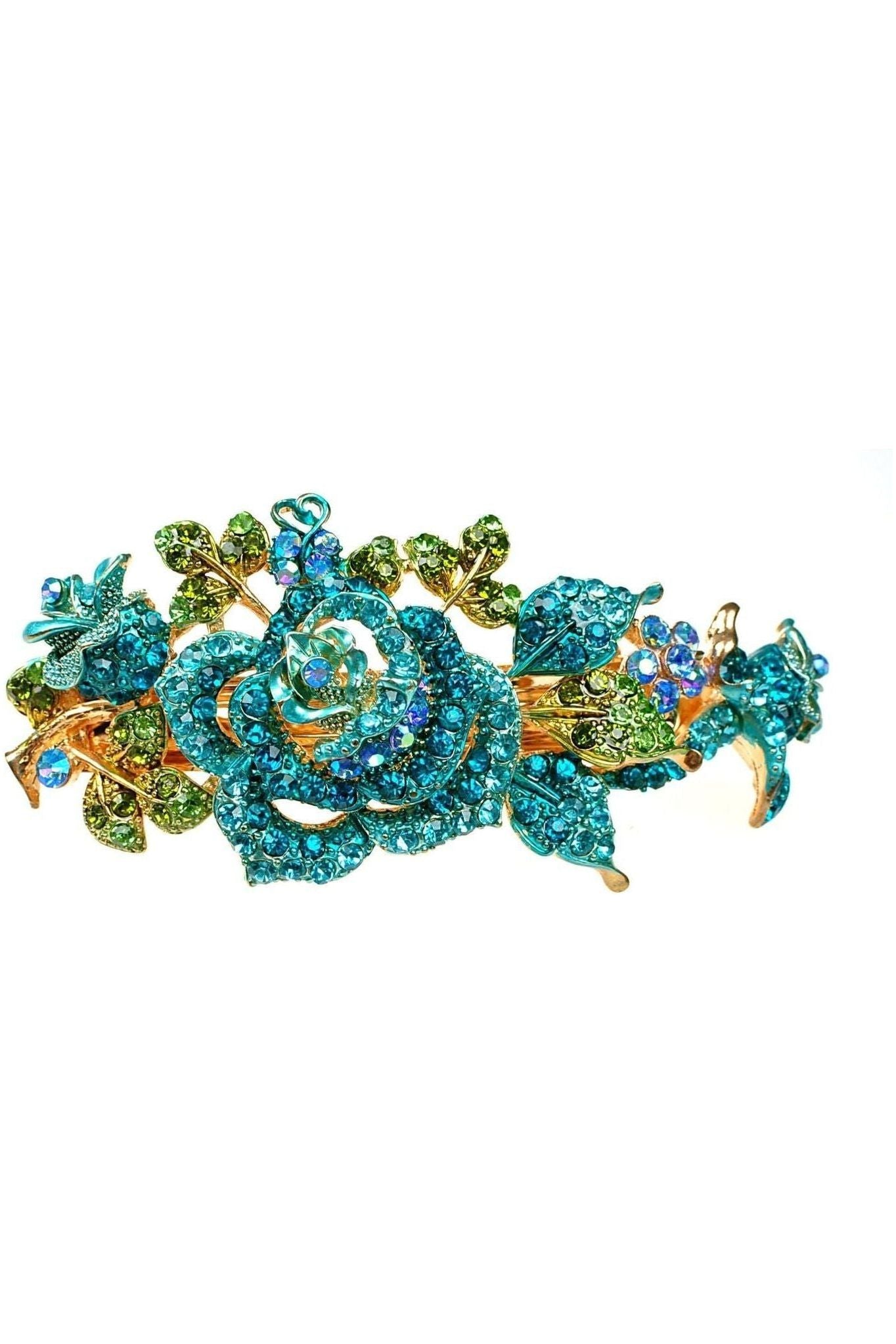 Flower Hair Clip With Diamante 5060801173230