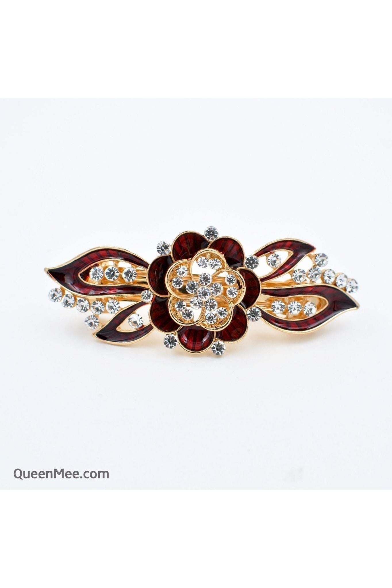 Flower Hair Clip In Enamel 5060801173179